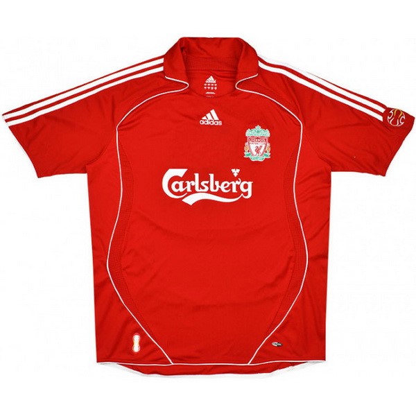 Authentic Camiseta Liverpool 1ª Retro 2006 2007 Rojo